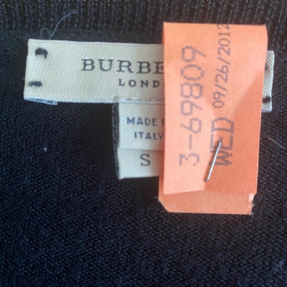 BURBERRY V-neck Knit Sweater - Picture 4 of 10